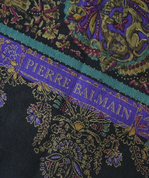 PIERRE BALMAIN（ピエールバルマン）ストール 黒 サイズ:- レディース/2200694592609