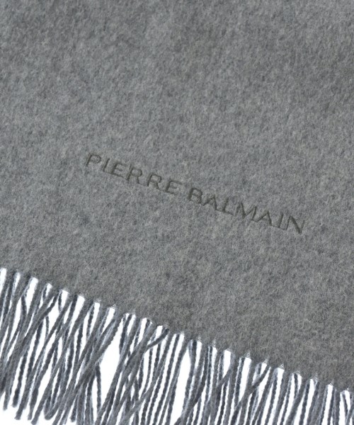 PIERRE BALMAIN（ピエールバルマン）マフラー グレー サイズ:- レディース/2200721298047