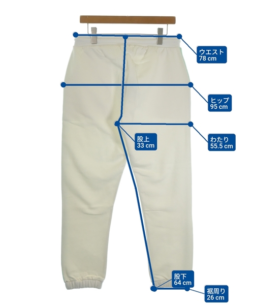 PIGALLE（ピガール）スウェットパンツ 白 サイズ:M メンズ/2200625141029