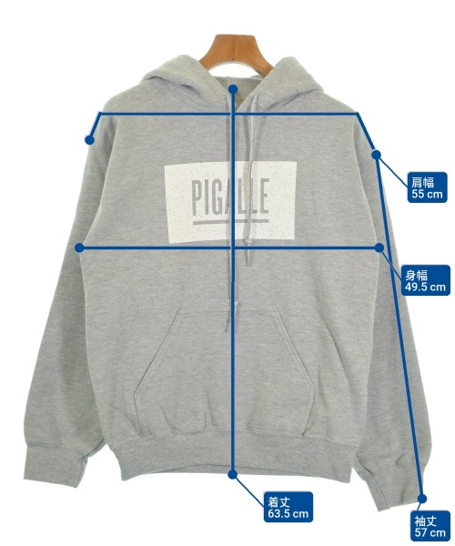PIGALLE（ピガール）パーカー グレー サイズ:-(M位) メンズ/2200620409131