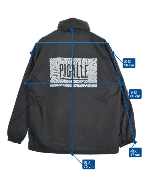 PIGALLE（ピガール）マウンテンパーカー 黒 サイズ:M メンズ/2200653932156