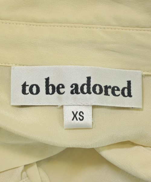 to be adored（トゥービーアドアード）ワンピース ベージュ サイズ:XS レディース/2200700320042