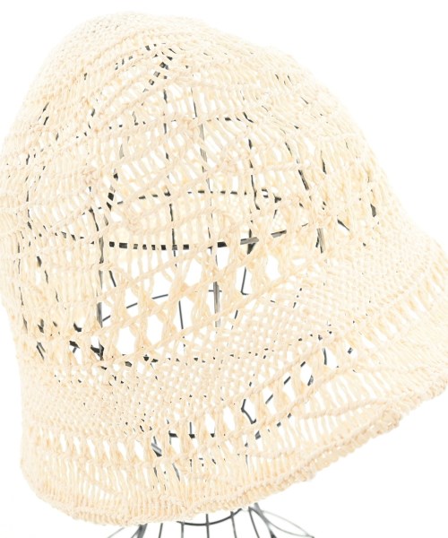 TAKESHI KOSAKA by Y's Pink Label（タケシコウサカバイピンクレーベル）ストローハット 白 サイズ:- レディース/2200636620063