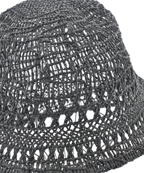 TAKESHI KOSAKA by Y's Pink Label（タケシコウサカバイピンクレーベル）ストローハット 黒 サイズ:- レディース/2200636620070