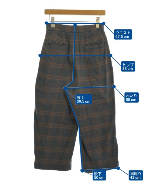 TAKESHI KOSAKA by Y's Pink Label（タケシコウサカバイピンクレーベル）スラックス グレー サイズ:1(XS位) レディース/2200638514032