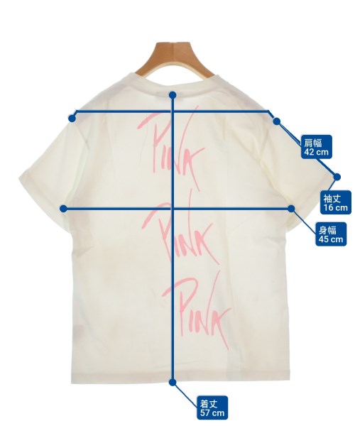 TAKESHI KOSAKA by Y's Pink Label（タケシコウサカバイピンクレーベル）Tシャツ・カットソー 白 サイズ:1(XS位) レディース/2200663047680