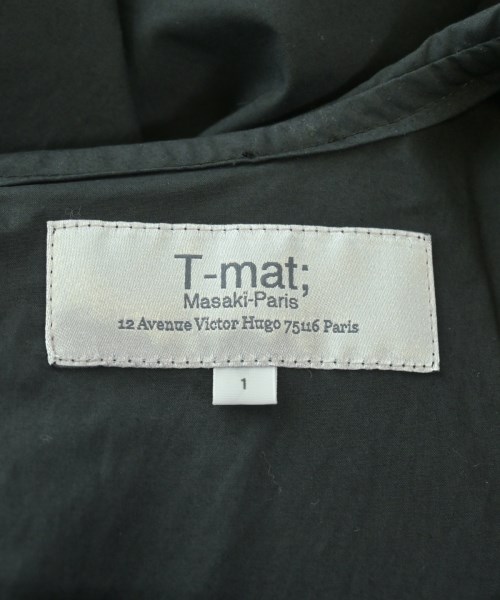 T-mat;Masaki-Paris（ティーマット　マサキ　パリ）カジュアルシャツ 黒 サイズ:1(S位) レディース/2200637925150