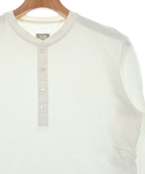 T-mat;Masaki-Paris（ティーマット　マサキ　パリ）Tシャツ・カットソー 白 サイズ:48(L位) メンズ/2200628510181