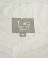 T-mat;Masaki-Paris（ティーマット　マサキ　パリ）Tシャツ・カットソー 白 サイズ:48(L位) メンズ/2200628510181