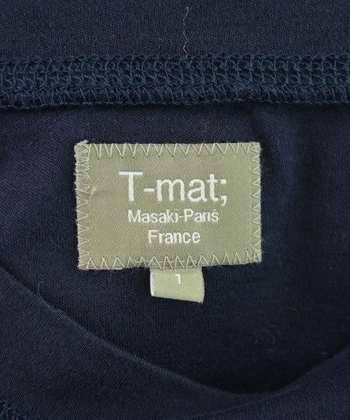 T-mat;Masaki-Paris（ティーマット　マサキ　パリ）Tシャツ・カットソー 紺 サイズ:1(S位) レディース/2200673052032