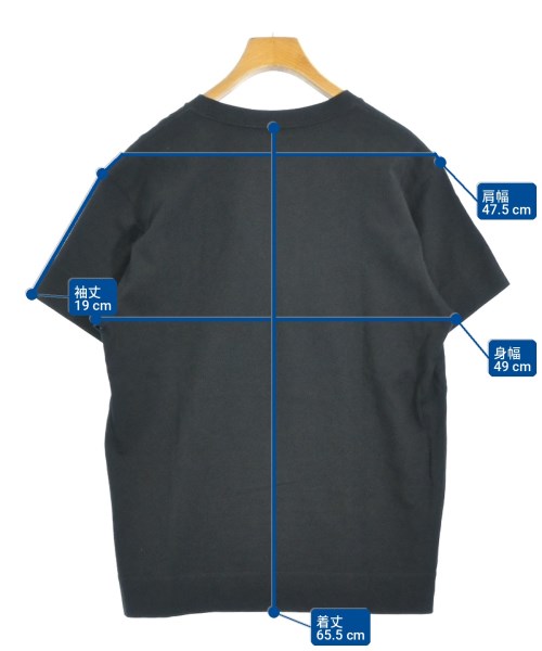 T-mat;Masaki-Paris（ティーマット　マサキ　パリ）Tシャツ・カットソー 黒 サイズ:48(L位) メンズ/2200701819231