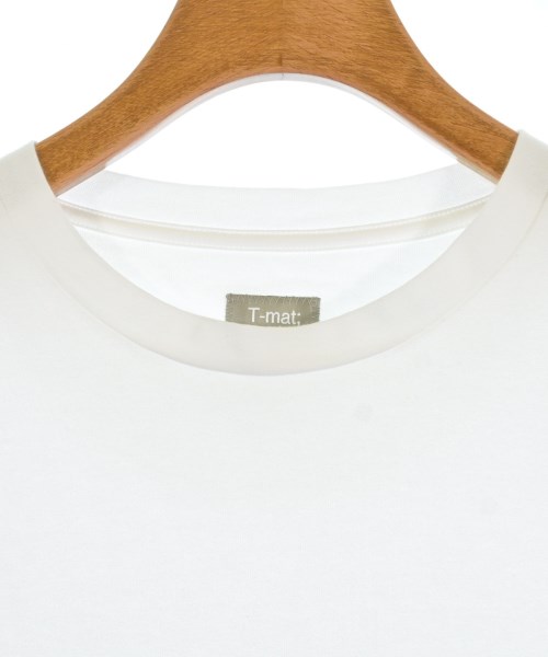 T-mat;Masaki-Paris（ティーマット　マサキ　パリ）Tシャツ・カットソー 白 サイズ:46(M位) メンズ/2200708284063