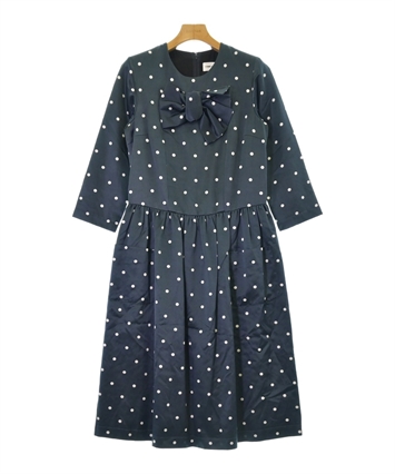 売り切り　コムデギャルソン 立体裁断　ランダム裁断ワンピース ネイビー　紺 2023723O0084_m2_a001.jpg