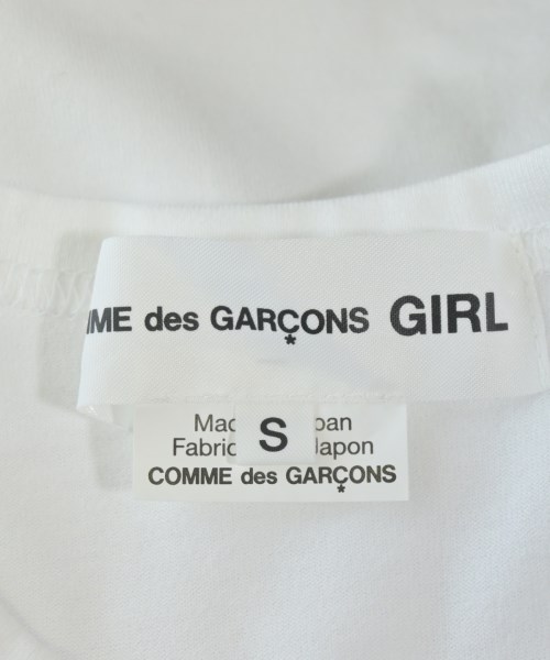 COMME des GARCONS GIRL（コムデギャルソンガール）Tシャツ・カットソー 白 サイズ:S レディース/2200550442185
