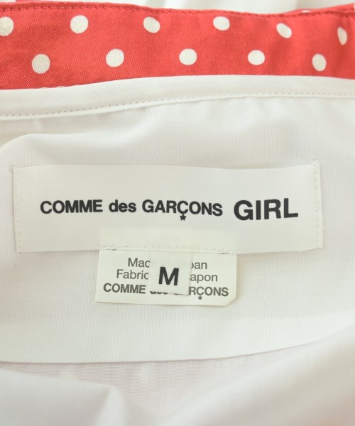 COMME des GARCONS GIRL（コムデギャルソンガール）カジュアルシャツ 白 サイズ:M レディース/2200553719055