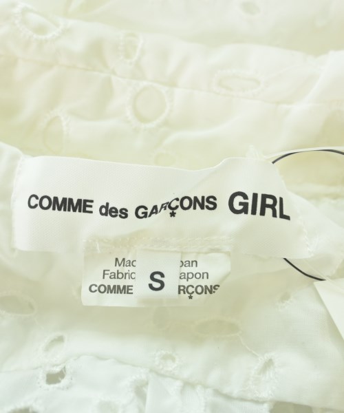 COMME des GARCONS GIRL（コムデギャルソンガール）カジュアルシャツ 白 サイズ:S レディース/2200554075051