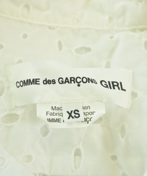 COMME des GARCONS GIRL（コムデギャルソンガール）カジュアルシャツ 白 サイズ:XS レディース/2200555273074
