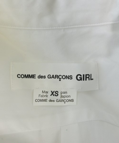 COMME des GARCONS GIRL（コムデギャルソンガール）カジュアルシャツ 白 サイズ:XS レディース/2200634808043