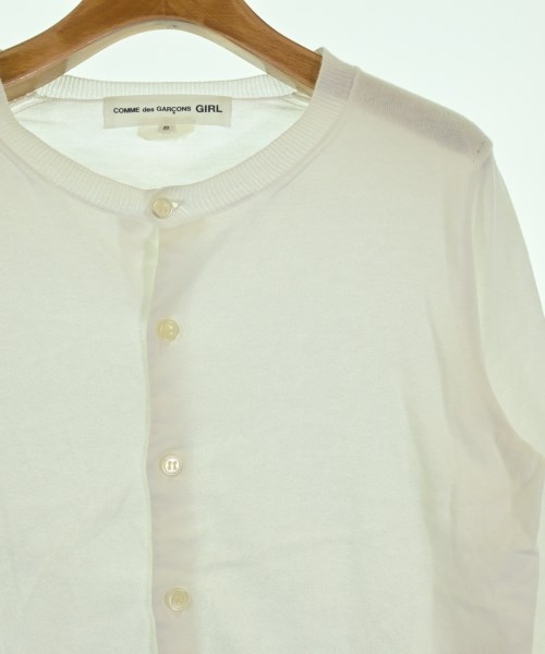 COMME des GARCONS GIRL（コムデギャルソンガール）カーディガン 白 サイズ:S レディース/2200620628136
