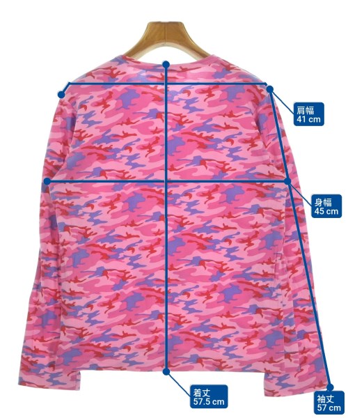 COMME des GARCONS GIRL（コムデギャルソンガール）Tシャツ・カットソー ピンク サイズ:L レディース/2200635830050