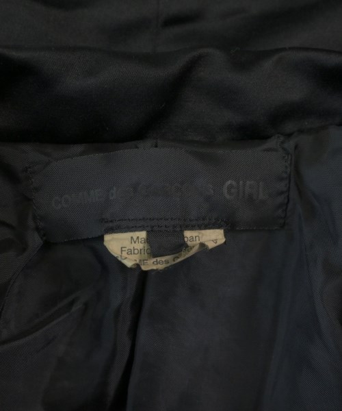COMME des GARCONS GIRL（コムデギャルソンガール）カジュアルジャケット 黒 サイズ:XS レディース/2200627318115