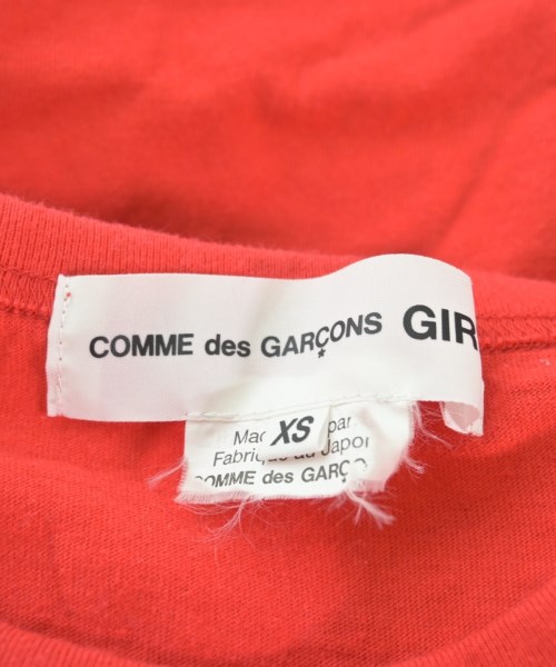 COMME des GARCONS GIRL（コムデギャルソンガール）Tシャツ・カットソー 赤 サイズ:XS レディース/2200622383033