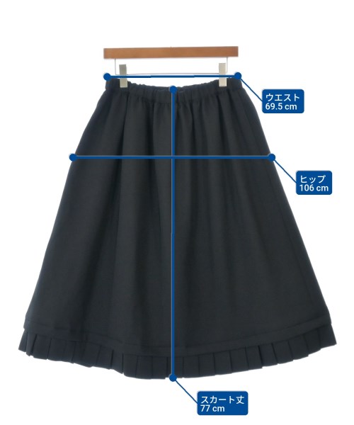 COMME des GARCONS GIRL（コムデギャルソンガール）ロング・マキシ丈スカート 黒 サイズ:M レディース/2200642245014