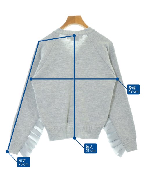 COMME des GARCONS GIRL（コムデギャルソンガール）カーディガン グレー サイズ:M レディース/2200642317018