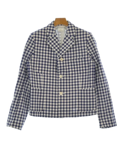 COMME des GARCONS GIRL(コムデギャルソンガール)テーラードジャケット 青 サイズ:M/2200632663040