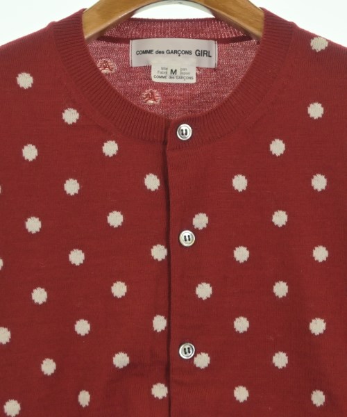 COMME des GARCONS GIRL（コムデギャルソンガール）カーディガン 赤 サイズ:M レディース/2200632658060
