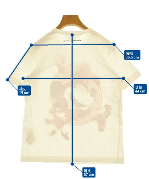 COMME des GARCONS GIRL（コムデギャルソンガール）Tシャツ・カットソー 白 サイズ:L レディース/2200643276048
