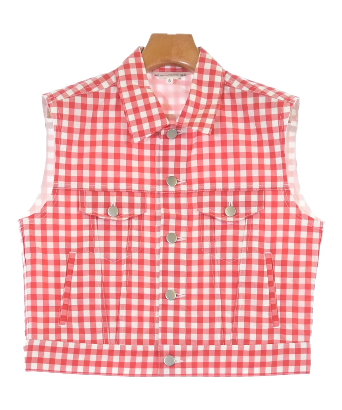 COMME des GARCONS GIRL コムデギャルソンガール　ベスト COMME des GARCONS GIRL（コムデギャルソンガール）ベスト 赤 サイズ:S