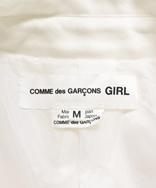 COMME des GARCONS GIRL（コムデギャルソンガール）カジュアルジャケット 白 サイズ:M レディース/2200598741219