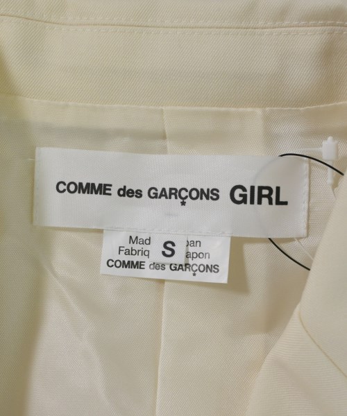 COMME des GARCONS GIRL（コムデギャルソンガール）テーラードジャケット 白 サイズ:S レディース/2200598742018