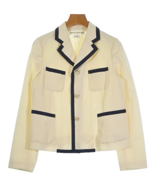 COMME des GARCONS GIRL(コムデギャルソンガール)テーラードジャケット 白 サイズ:XS/2200598742025