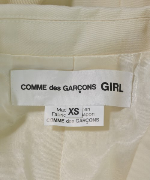 COMME des GARCONS GIRL（コムデギャルソンガール）テーラードジャケット 白 サイズ:XS レディース/2200598742025