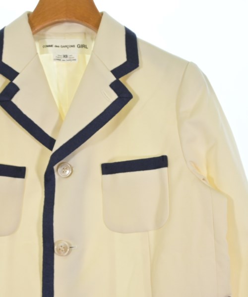 COMME des GARCONS GIRL（コムデギャルソンガール）テーラードジャケット 白 サイズ:XS レディース/2200598742025