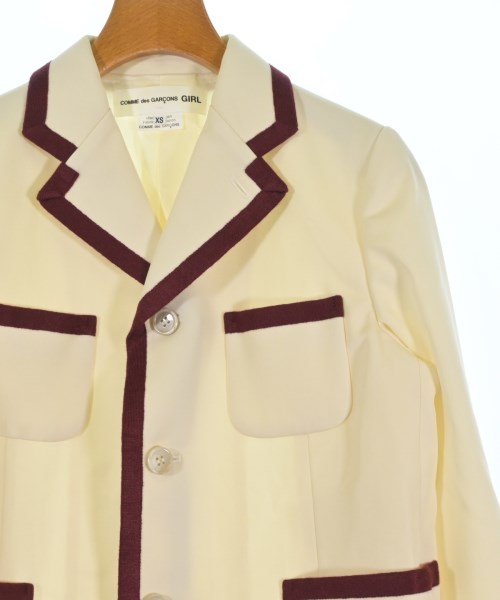COMME des GARCONS GIRL（コムデギャルソンガール）テーラードジャケット 白 サイズ:XS レディース/2200599972179