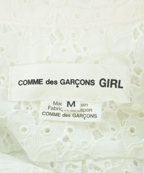 COMME des GARCONS GIRL（コムデギャルソンガール）カジュアルシャツ 白 サイズ:M レディース/2200548153109