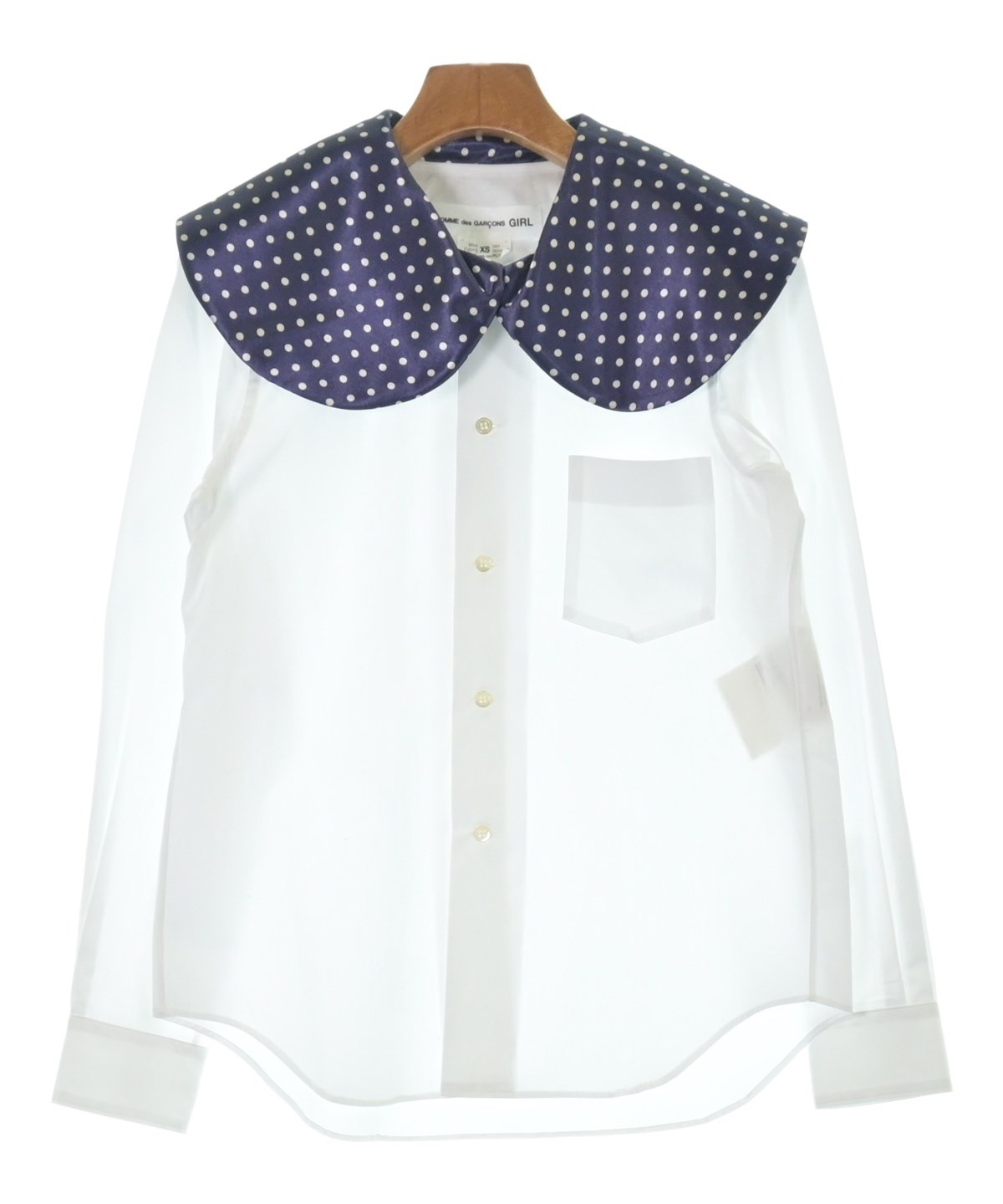 COMME des GARCONS GIRL（コムデギャルソンガール）ブラウス 白 サイズ