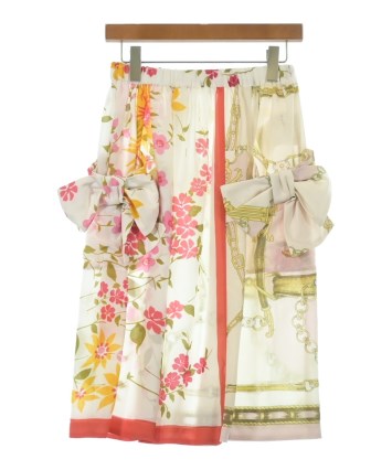 COMME des GARCONS GIRL ひざ丈スカート 紺 2023725M0001 COMME des GARCONS GIRL ひざ丈スカート レディース