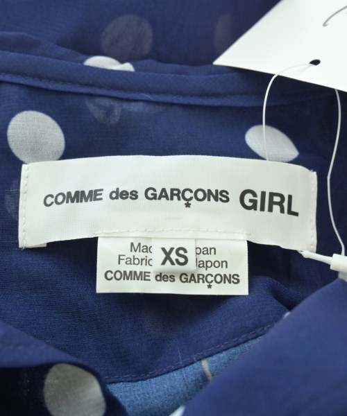 COMME des GARCONS GIRL（コムデギャルソンガール）ブラウス 紺 サイズ:XS レディース/2200552456135