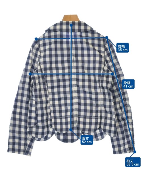COMME des GARCONS GIRL（コムデギャルソンガール）カジュアルジャケット 紺 サイズ:XS レディース/2200613097246