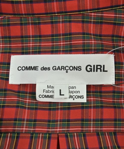 COMME des GARCONS GIRL（コムデギャルソンガール）カジュアルシャツ 赤 サイズ:L レディース/2200622474069
