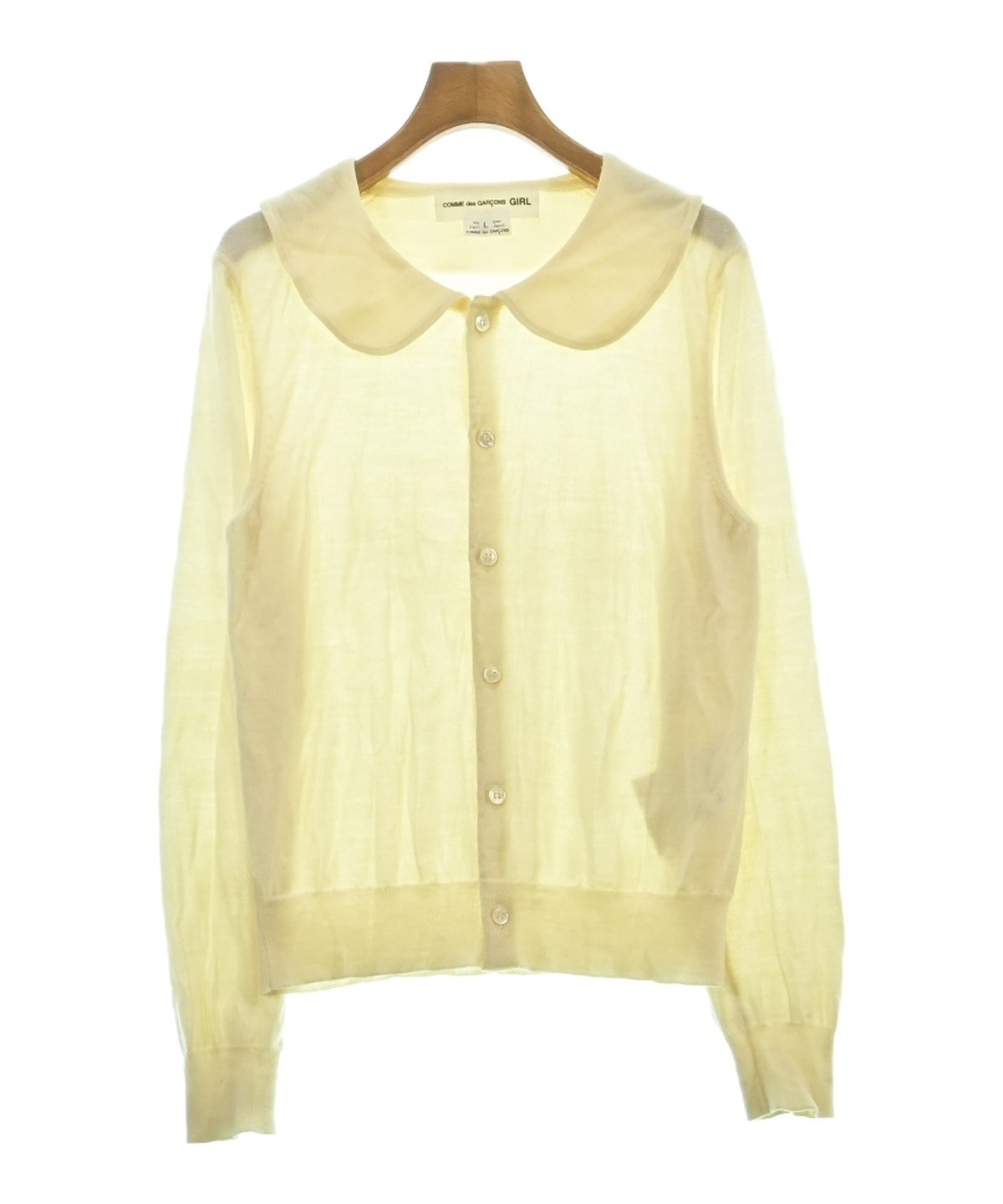 COMME des GARCONS GIRL（コムデギャルソンガール）カーディガン 白
