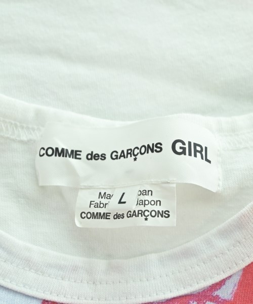 COMME des GARCONS GIRL（コムデギャルソンガール）Tシャツ・カットソー 白 サイズ:L レディース/2200622474083