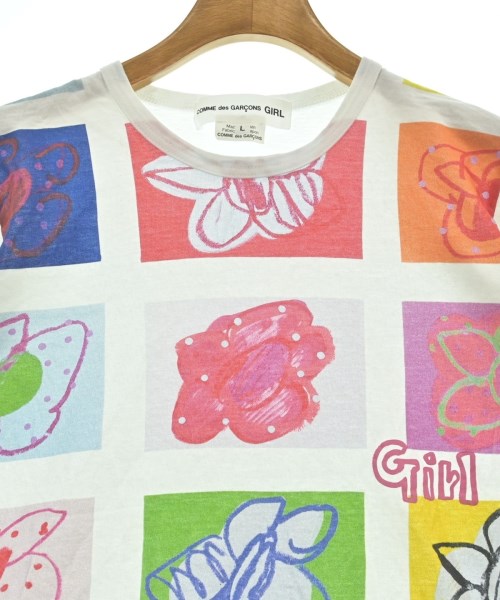 COMME des GARCONS GIRL（コムデギャルソンガール）Tシャツ・カットソー 白 サイズ:L レディース/2200622474083