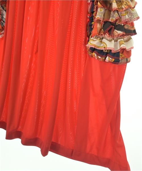 COMME des GARCONS GIRL（コムデギャルソンガール）ひざ丈スカート 赤 サイズ:S レディース/2200623004036