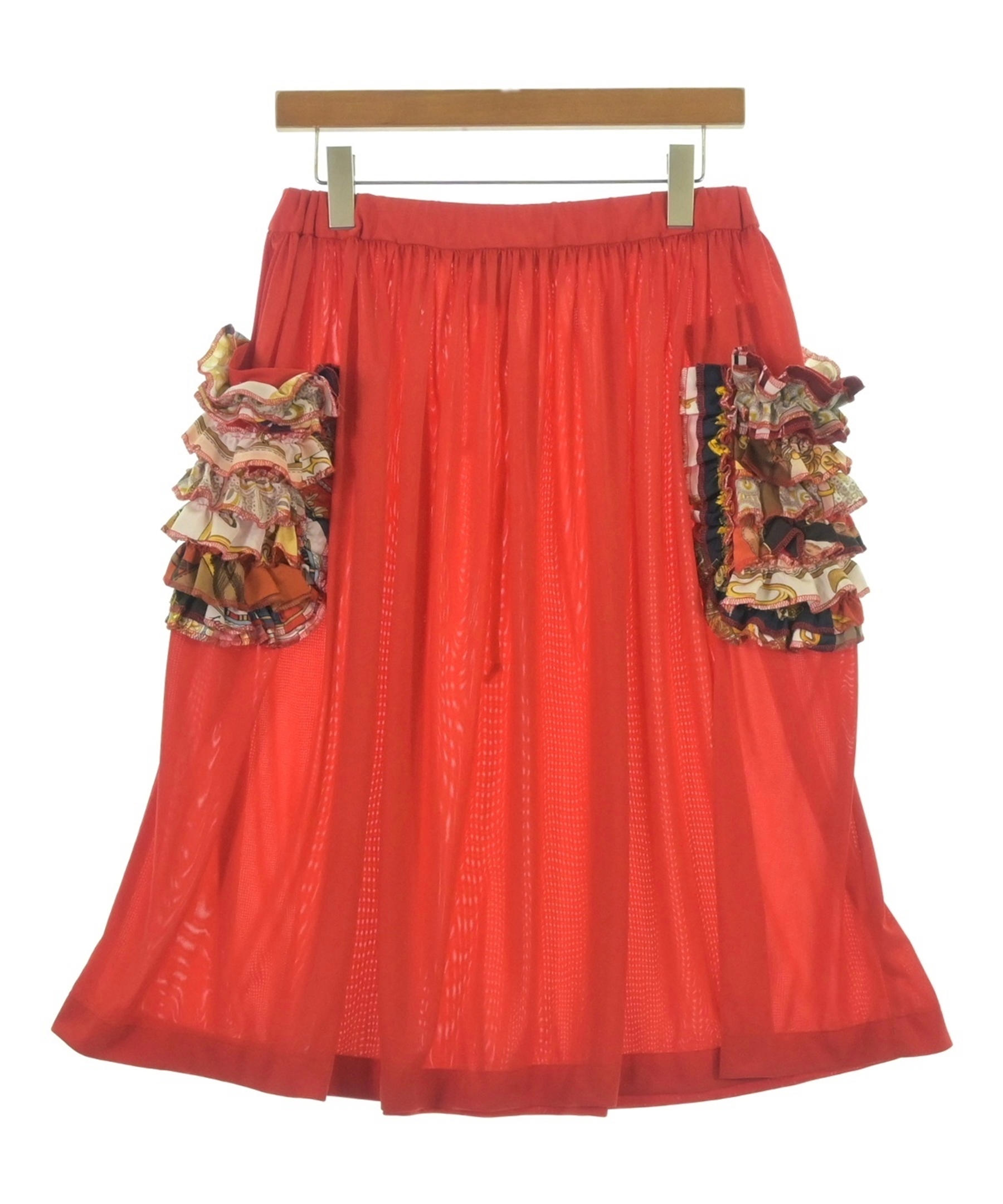 COMME des GARCONS GIRL（コムデギャルソンガール）ひざ丈スカート 赤