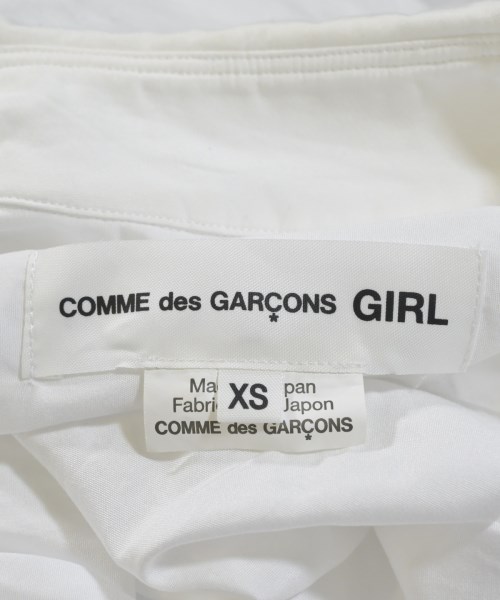 COMME des GARCONS GIRL（コムデギャルソンガール）シャツワンピース 白 サイズ:XS レディース/2200623097052